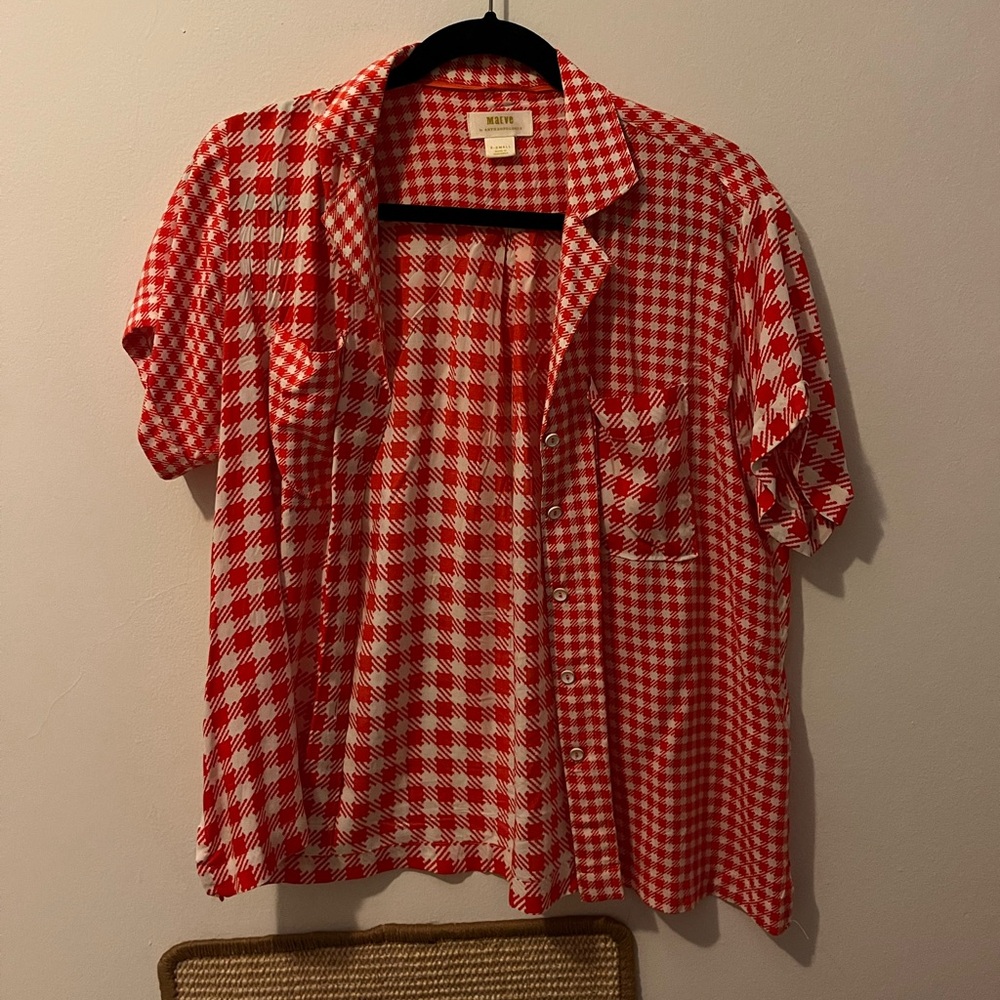 Picnic button down | super cute